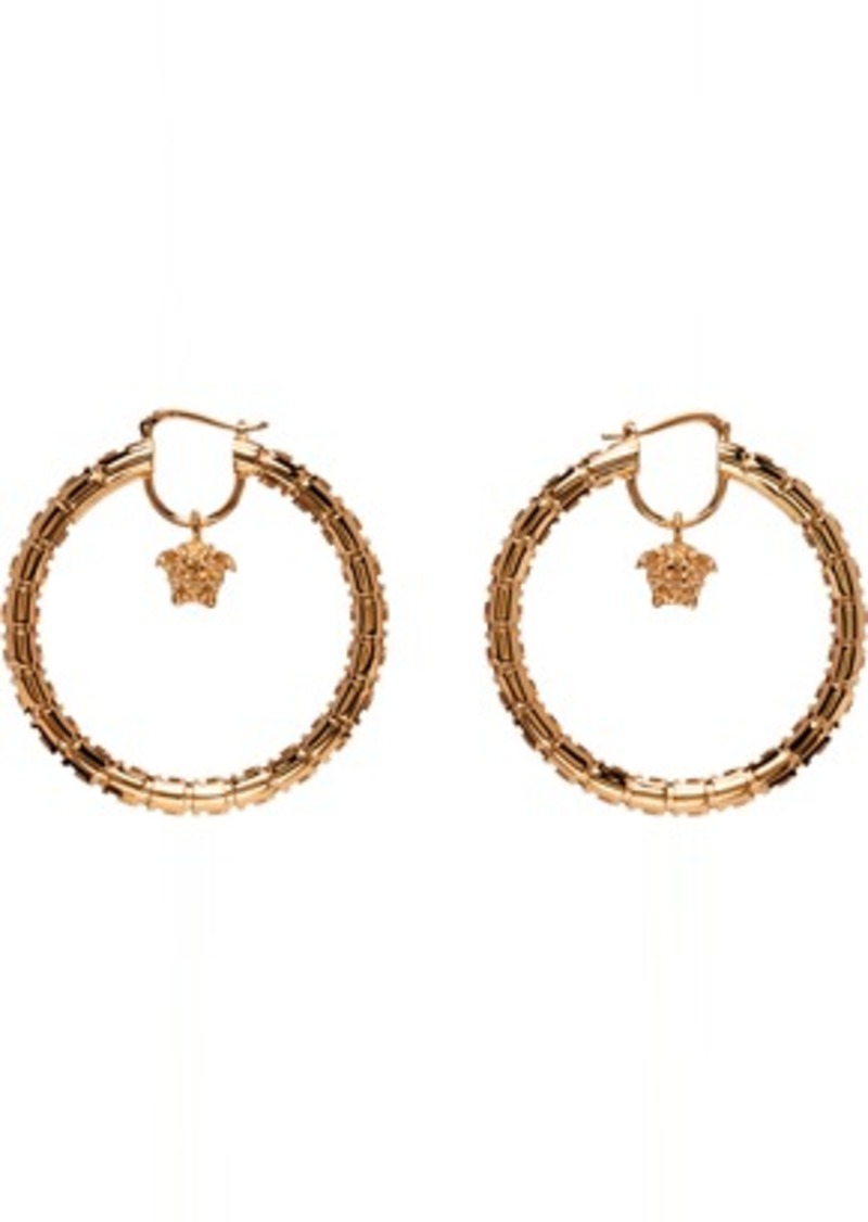 Versace Gold Greca Earrings