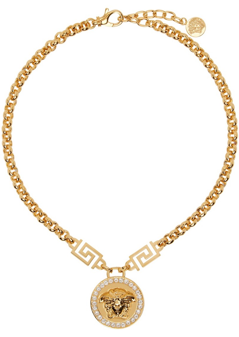 Versace Gold 'La Medusa Greca' Necklace