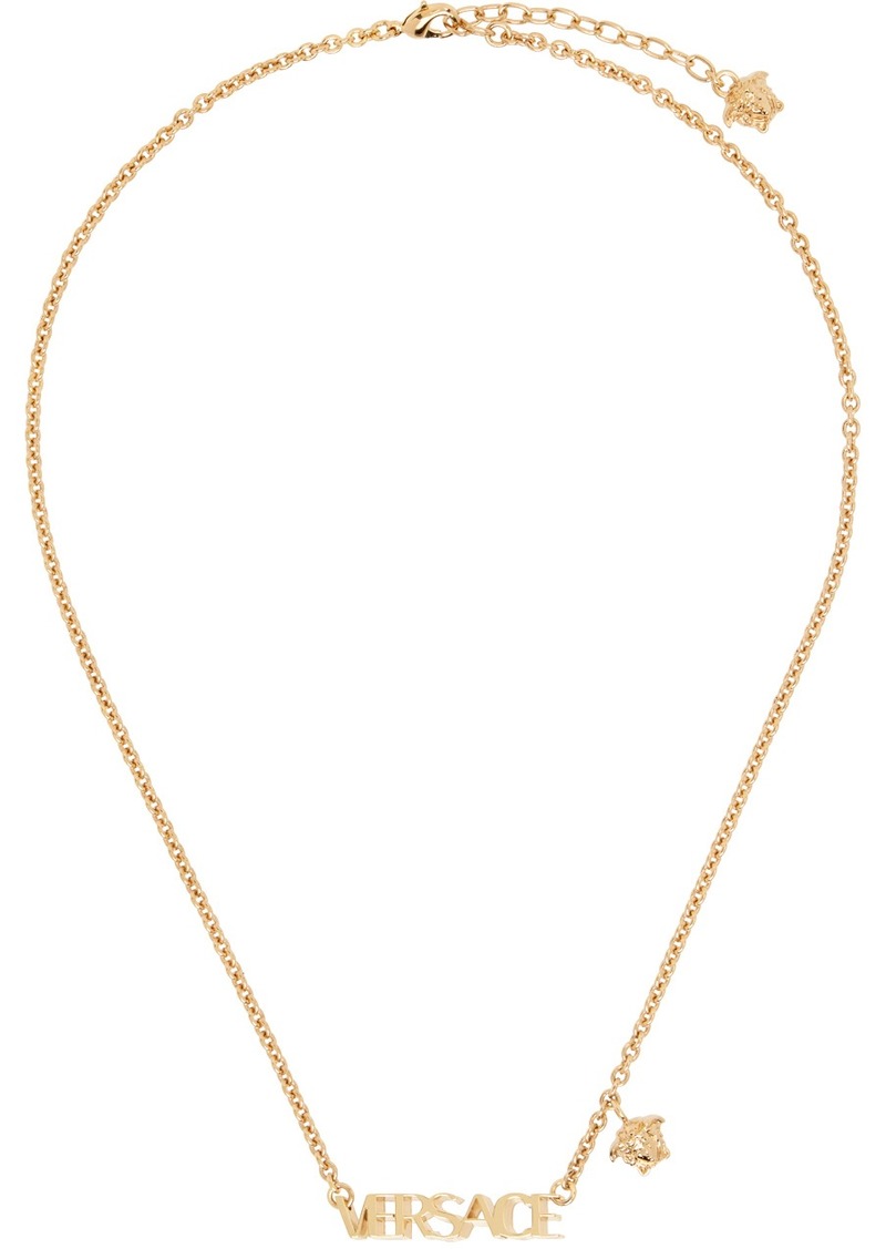 Versace Gold Logo Necklace