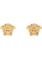 Versace Gold Medusa Head Earrings