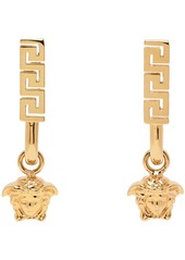 Versace Gold Medusa Head Earrings