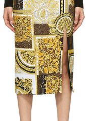 Versace Gold Pattern Skirt