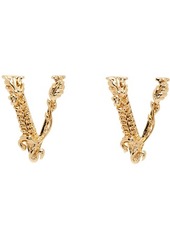 Versace Gold Virtus Stud Earrings