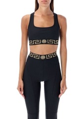 VERSACE Greca border sym sports bra