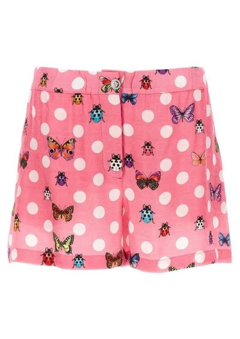 VERSACE 'Heritage Butterflies & Ladybugs Polka Dot' capsule Shorts