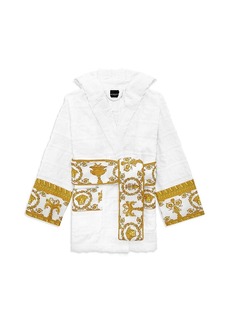 Versace I Heart Baroque Short Hooded Bath Robe