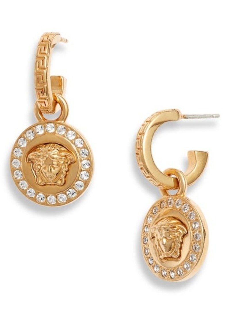Versace Icon Medusa Drop Earrings