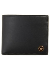Versace Icon Medusa Head Leather Bifold Wallet in Black at Nordstrom