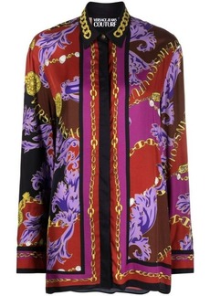 VERSACE JEANS COUTURE Barocco-print shirt