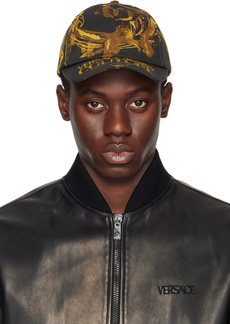 Versace Jeans Couture Black & Gold Baseball Cap