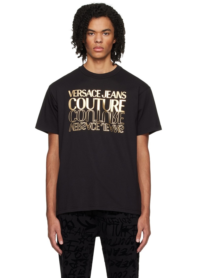 Versace Jeans Couture Black Bonded T-Shirt