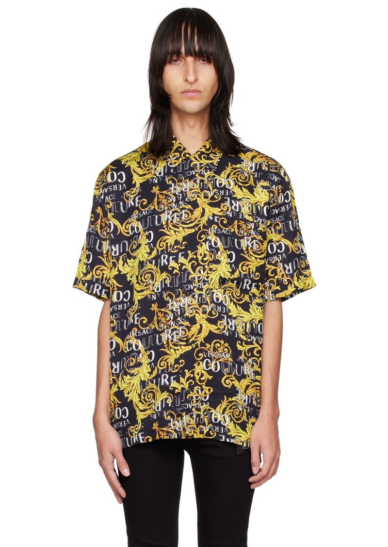 Versace Jeans Couture Black Button Shirt