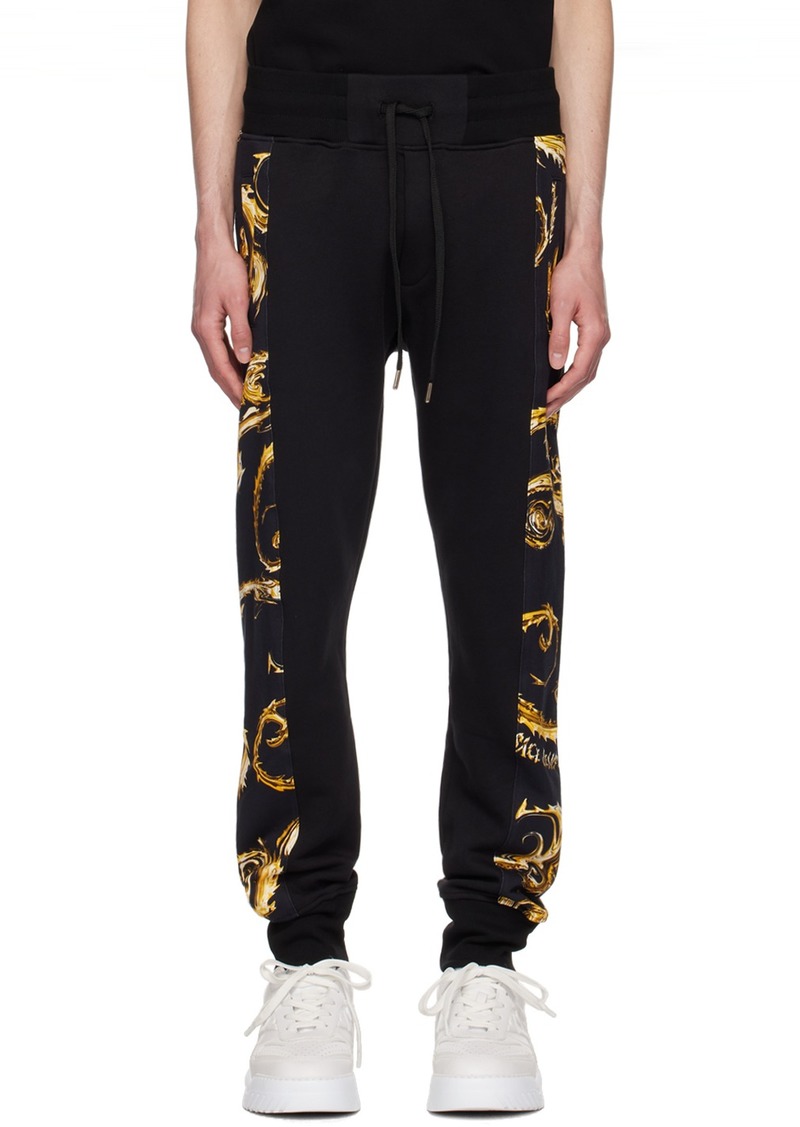 Versace Jeans Couture Black Chromo Couture Sweatpants