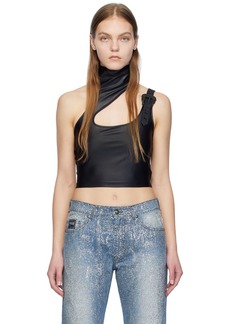 Versace Jeans Couture Black Cropped Top