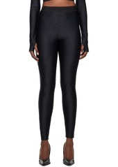 Versace Jeans Couture Black Crystal Leggings