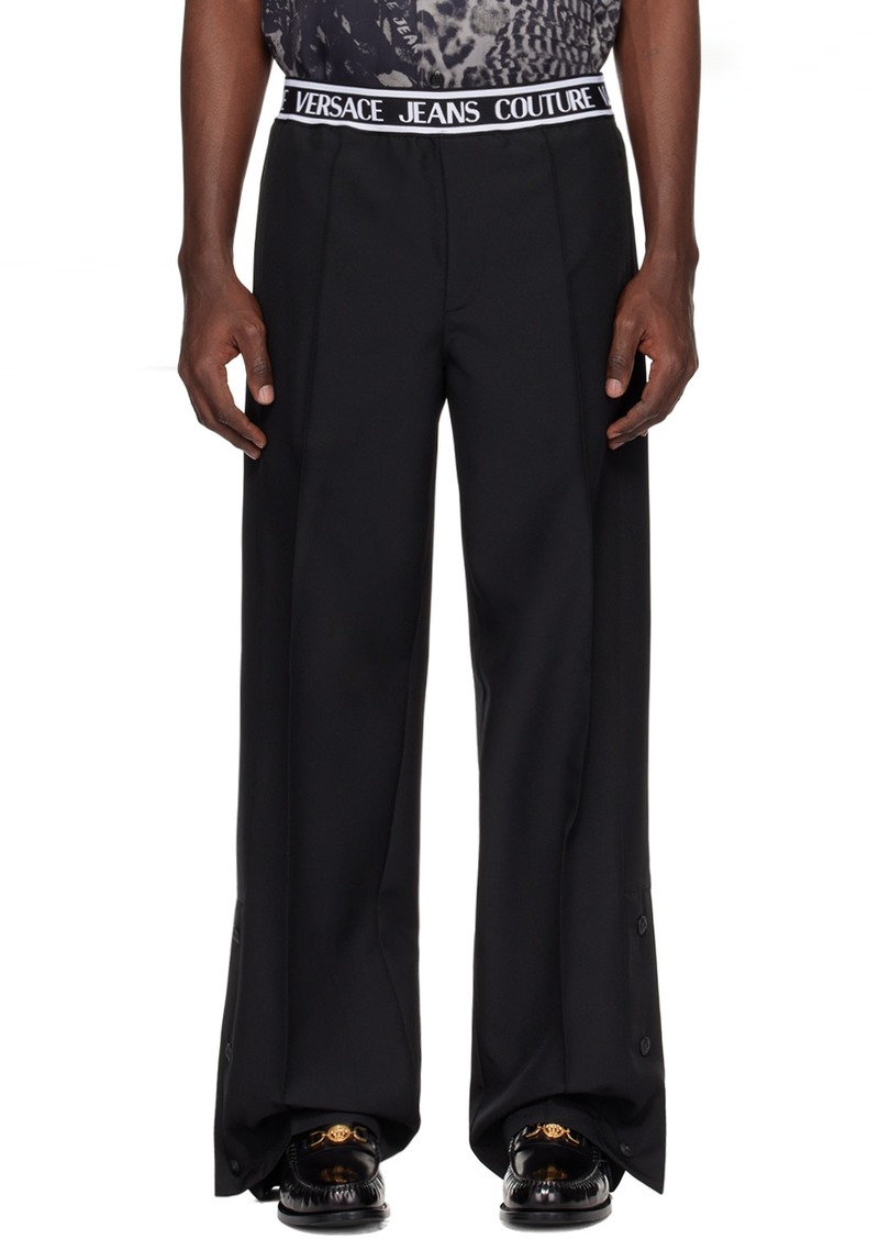 Versace Jeans Couture Black Formal Trousers