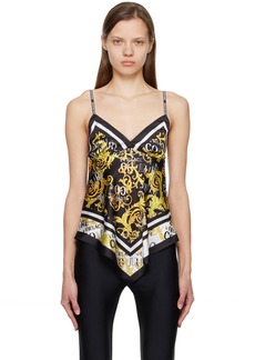 Versace Jeans Couture Black Graphic Camisole