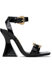 Versace Jeans Couture Black Kirsten Heeled Sandals