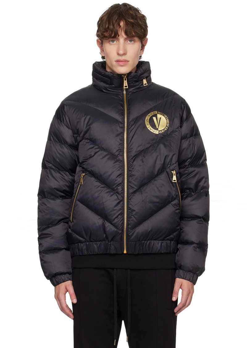 Versace Jeans Couture Black Quilted Jacket