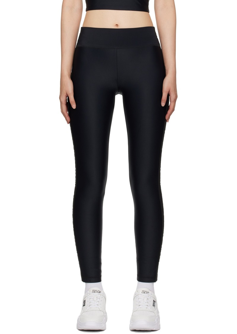 Versace Jeans Couture Black Side Tape Leggings