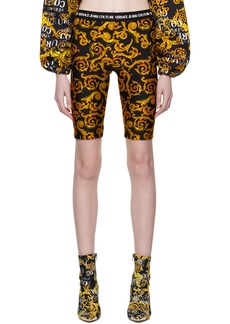 Versace Jeans Couture Black Sketch Shorts