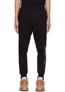 Versace Jeans Couture Black Tapered Lounge Pants