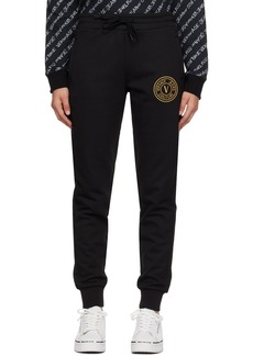 Versace Jeans Couture Black V-Emblem Lounge Pants