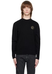 Versace Jeans Couture Black V-Emblem Sweater