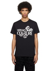 Versace Jeans Couture Black Watercolor Couture T-Shirt