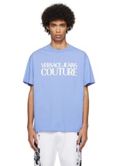 Versace Jeans Couture Blue Bonded T-Shirt