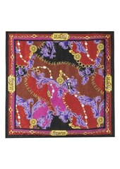 VERSACE JEANS COUTURE LEAVES JACQUARD PATTERN FOULARD ACCESSORIES