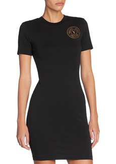 Versace Jeans Couture Logo Jersey Tee Dress