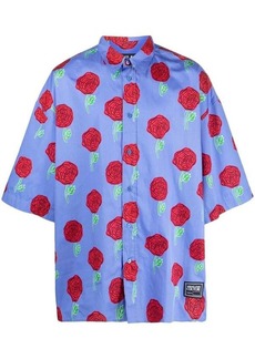 VERSACE JEANS COUTURE O ROSES SHIRTS CLOTHING