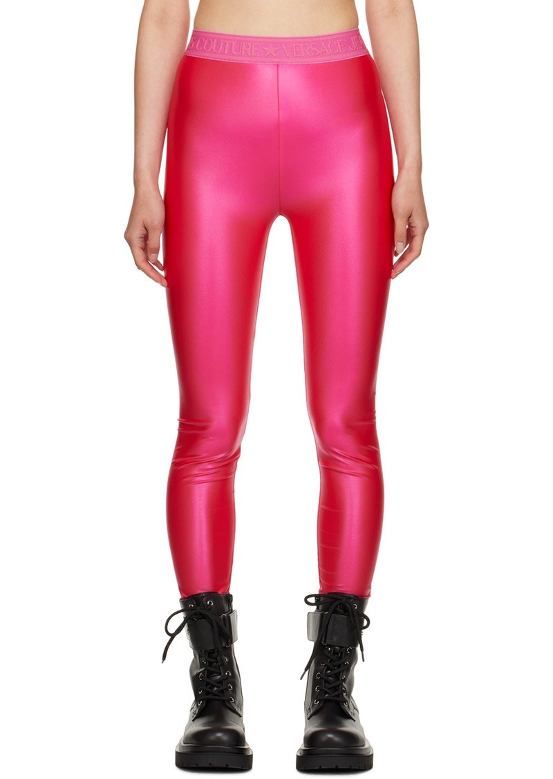 Versace Jeans Couture Pink Elasticized Leggings