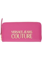Versace Jeans Couture Pink Logo Continental Wallet