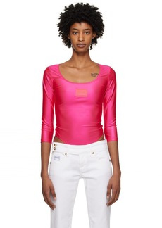 Versace Jeans Couture Pink Patch Bodysuit