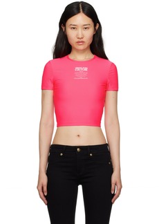 Versace Jeans Couture Pink Print T-Shirt