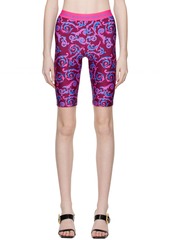 Versace Jeans Couture Pink Sketch Shorts