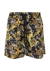 VERSACE JEANS COUTURE PRINT LOGO COUTURE SHORTS CLOTHING