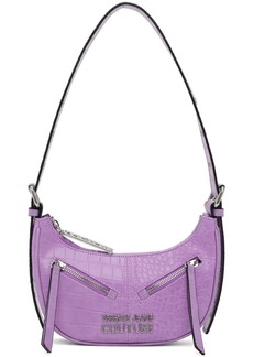 Versace Jeans Couture Purple Zip Shoulder Bag