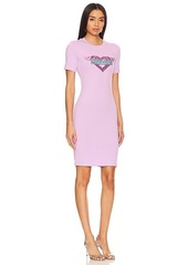 Versace Jeans Couture Short Sleeve Midi Dress