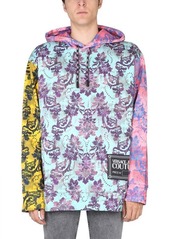VERSACE JEANS COUTURE SWEATSHIRT WITH "TAPESTLY" PRINT