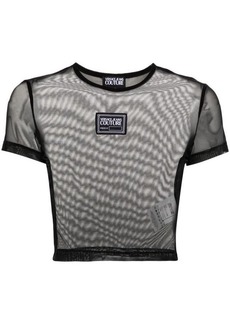 VERSACE JEANS COUTURE Short mesh t-shirt