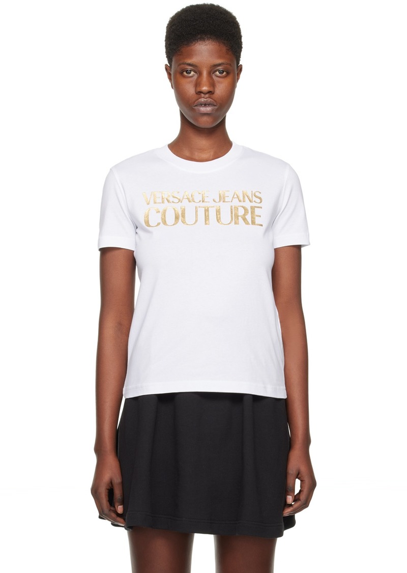 Versace Jeans Couture White Bonded T-Shirt