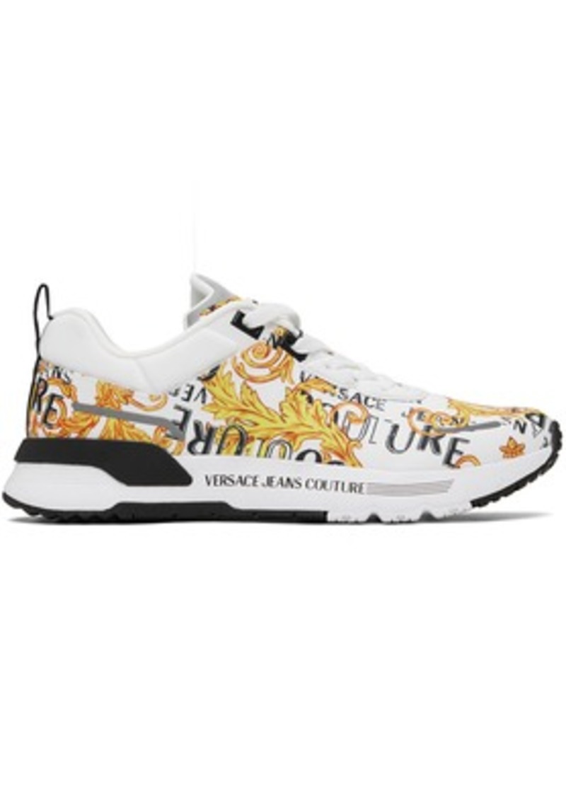 Versace Jeans Couture White Dynamic Sneakers