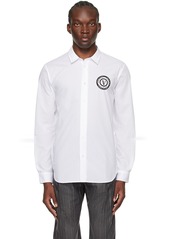 Versace Jeans Couture White V-Emblem Shirt