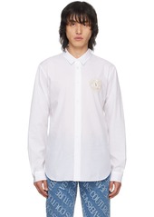 Versace Jeans Couture White V-Emblem Shirt