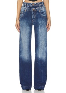 Versace Jeans Couture Wide Leg Jean