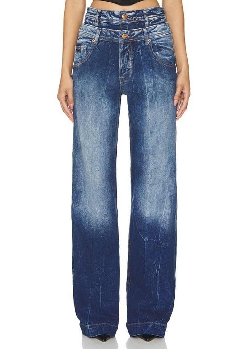 Versace Jeans Couture Wide Leg Jean