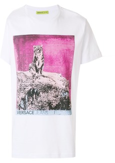 Versace tiger print T-shirt